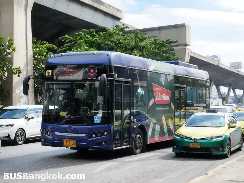 Electric Air-Conditioned Bus (Dark Blue) Electric Air-Conditioned Bus (Dark Blue), operated by Thai Smile Group