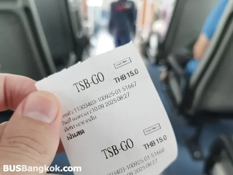 Thai Smile Bus Ticket Thai Smile Bus Ticket